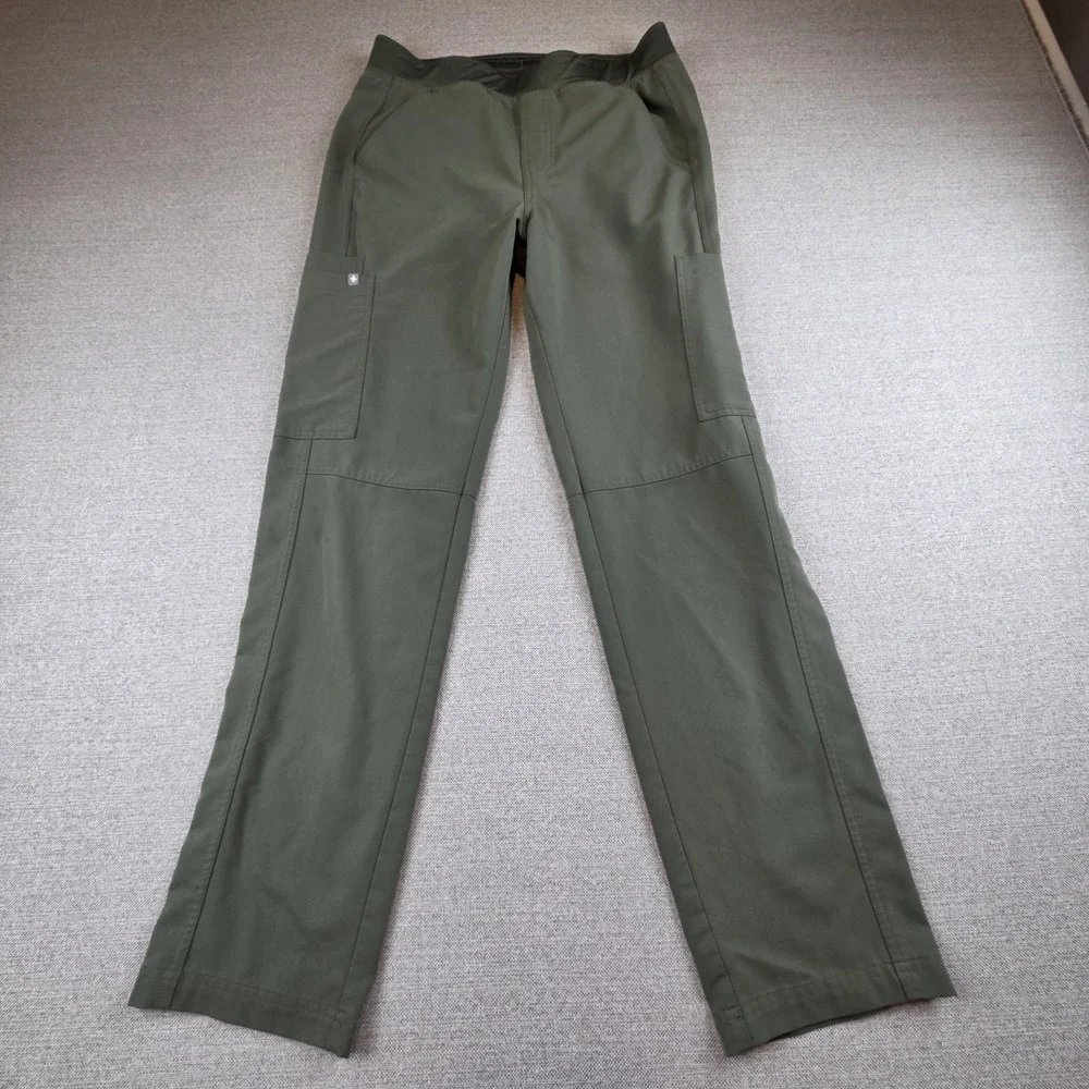 Figs Green Axim Scrub Pants Men's Medium Technical Collection Cargo‎ Stretch